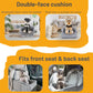 Elevated Pet Booster Seat for Small Dogs and Cats - Adjustable Travel Carrier for Cars