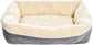 Self-Warming Pet Bed – Non-Slip Cat & Dog Bed, Cozy Rectangle Cushion, Gray (24"x20"x7")