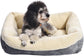 Self-Warming Pet Bed – Non-Slip Cat & Dog Bed, Cozy Rectangle Cushion, Gray (24"x20"x7")