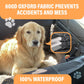 Waterproof Dog Car Seat Cover – Back Seat Hammock for Dogs, Scratch-Proof Pet Protector for Cars, SUVs & Trucks, Black