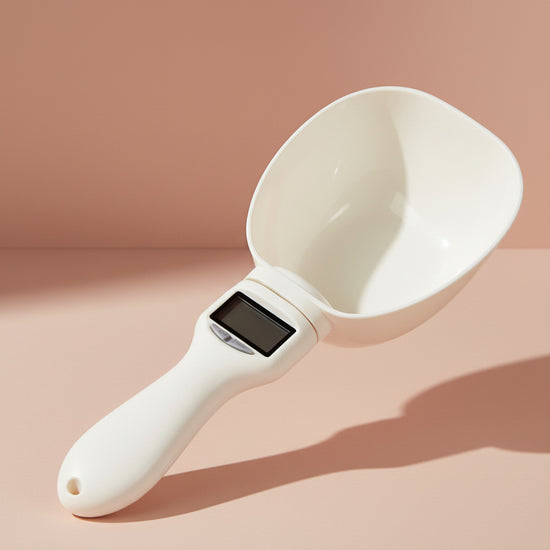 Electronic Measuring Tool Dog and Cat Feeding Bowl Measuring Spoon Pet Food Scale Digital Display Weighing Spoon Weight Volumn