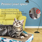 Reversible Cat Scratcher Pad – Corrugated Cardboard Scratching Board & Bed with Catnip Included, Protects Furniture