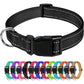 Reflective Pet Collar Adjustable Nylon Collar for Dogs Cats anti Slip anti Choke Pet Walking Collar Durable Pet Accessories